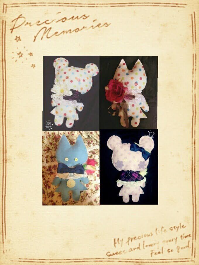 🐈 Stuffed toys I made for birthday presents 🧸