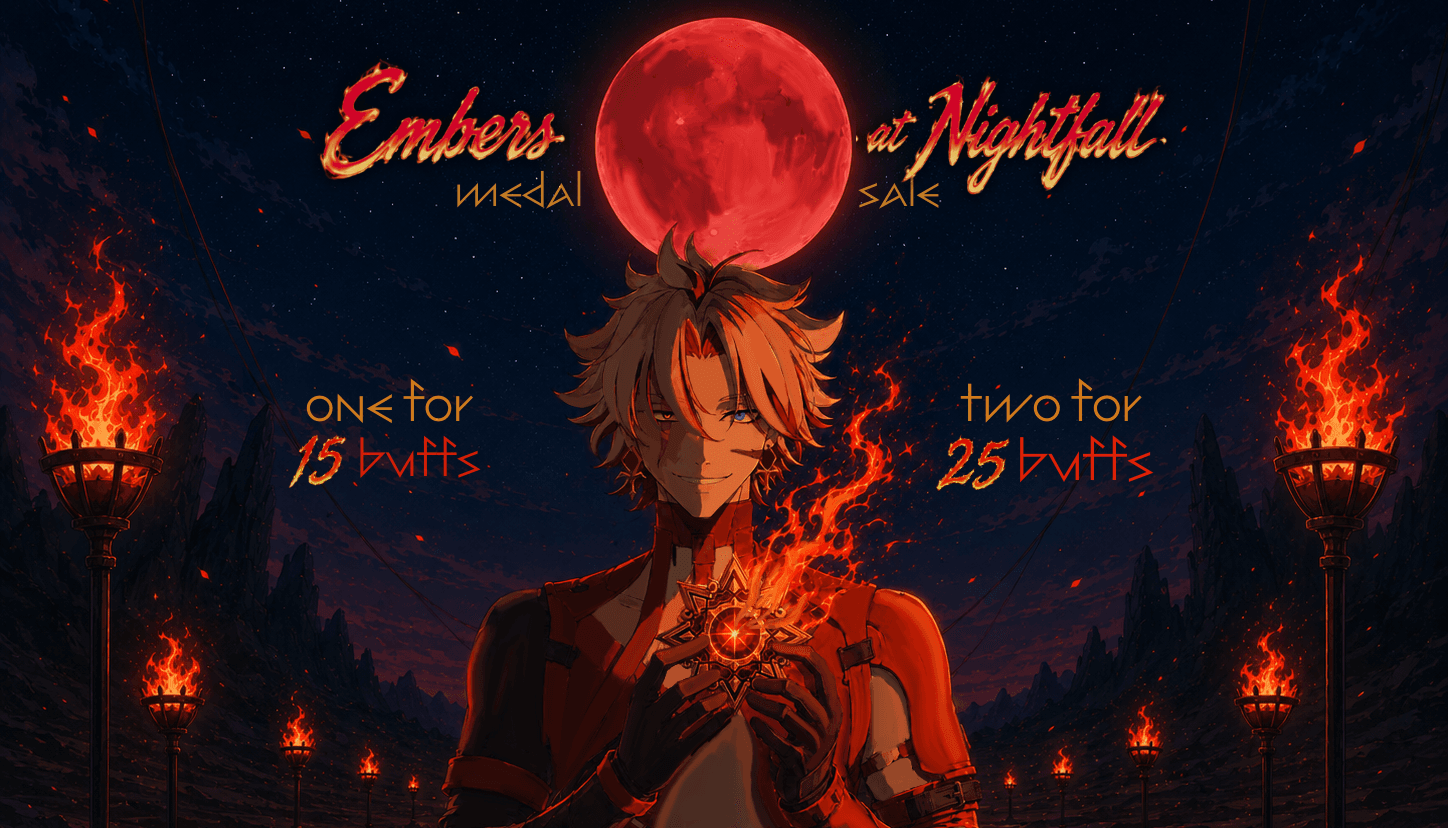 🔥Embers at Nighfall - Medal Sale🔥