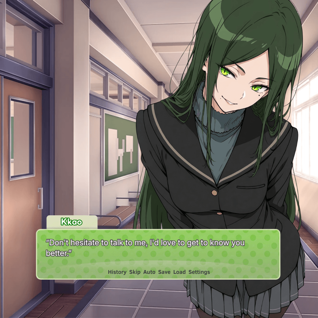 "Don't be shy."
