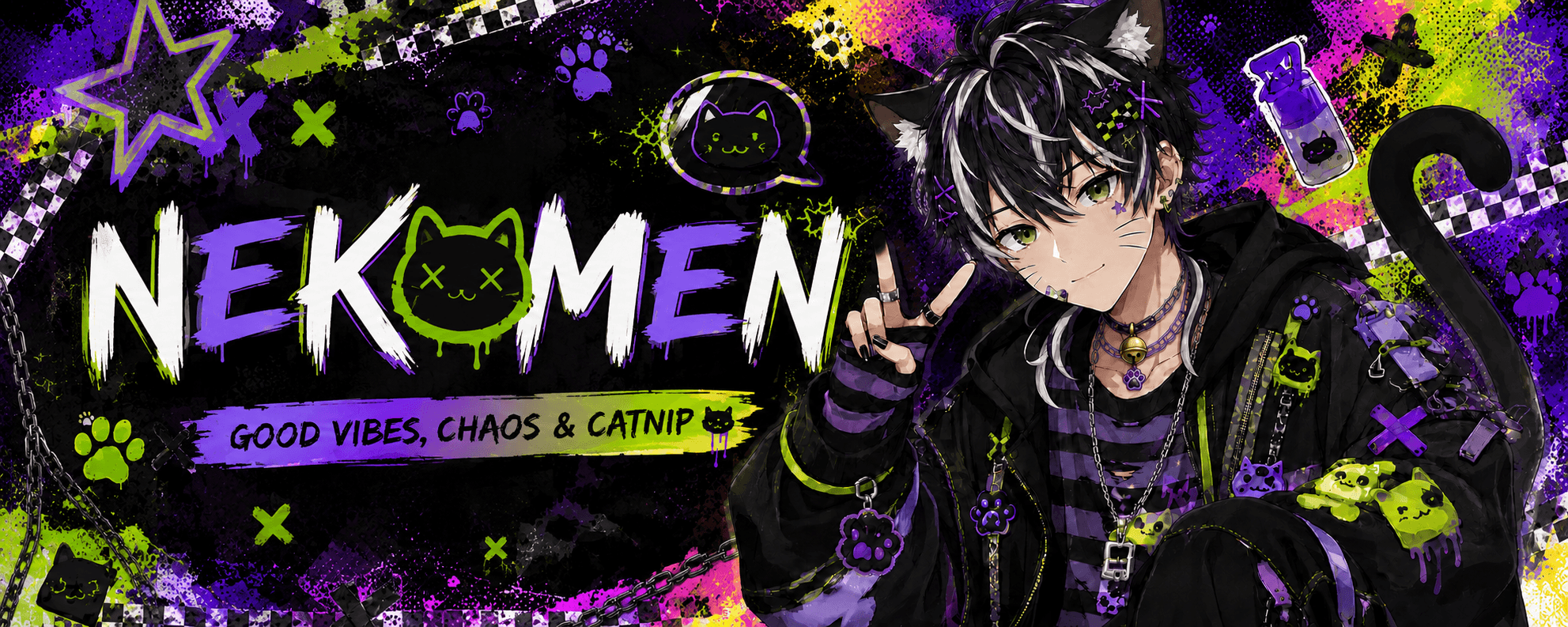 I m back to streming " NekomenWuW "