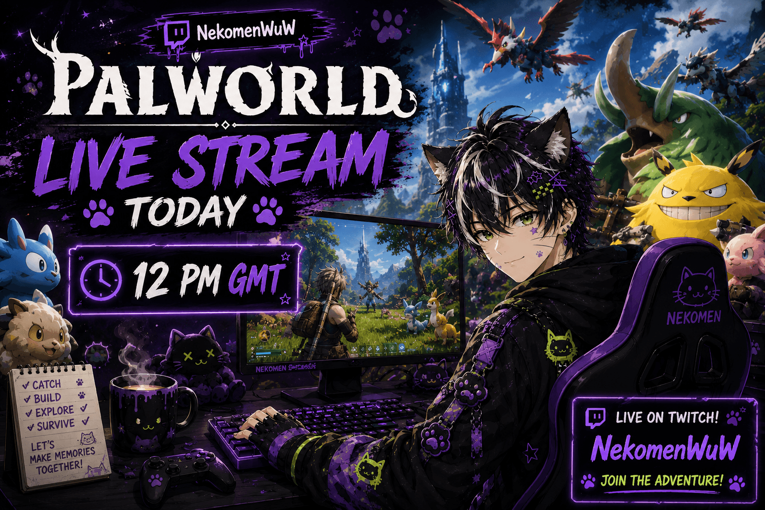 New stream today