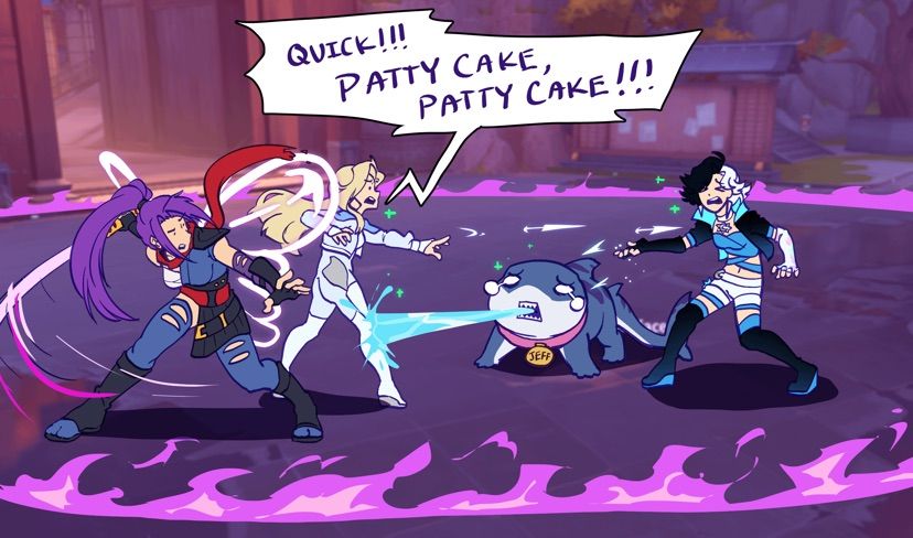 Lets pattycake while our team is dying <3