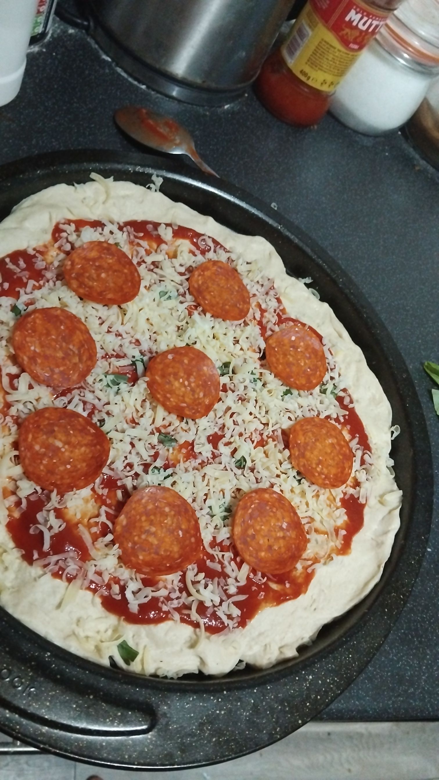 Homemade pizza time