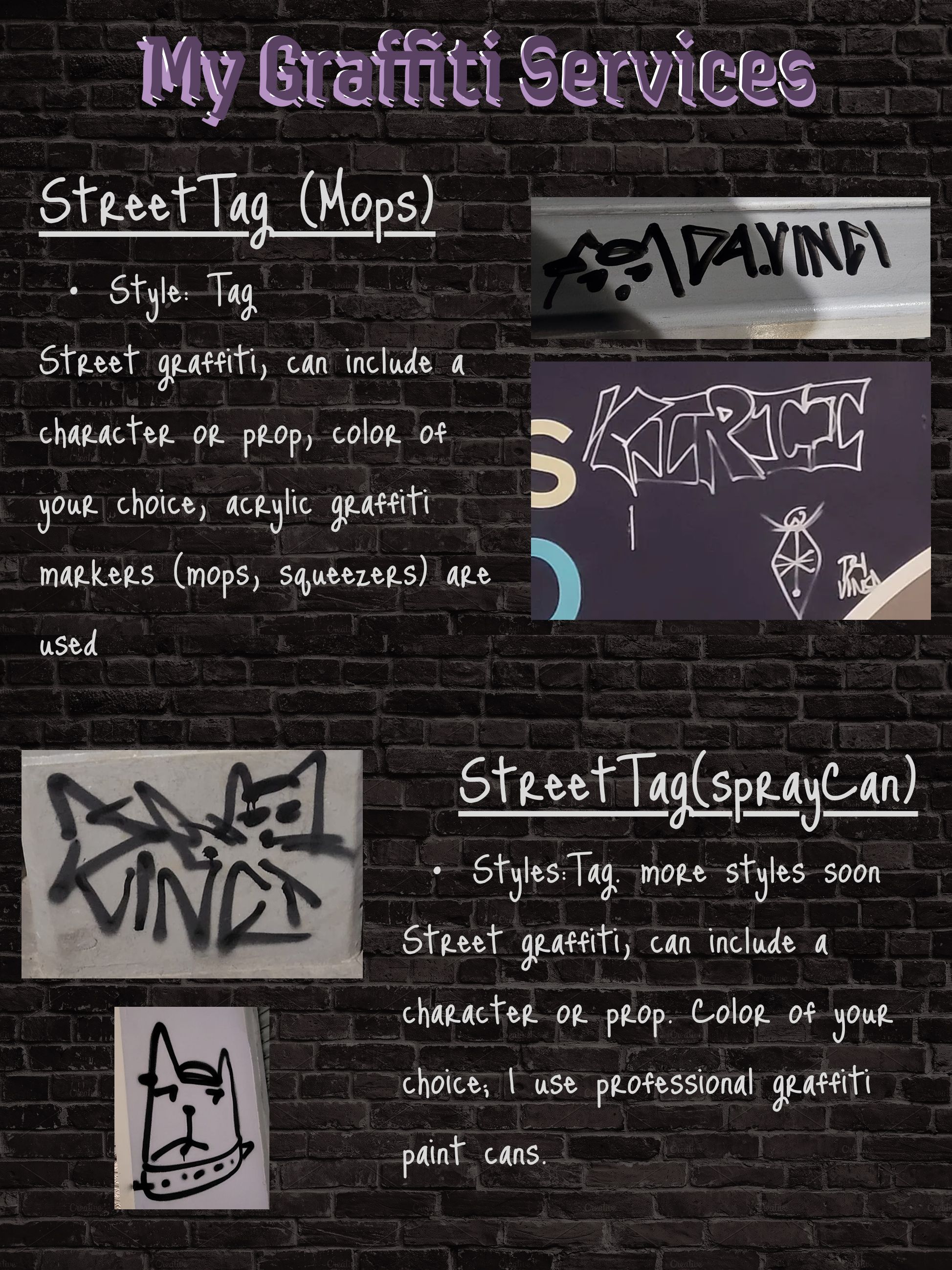 About my graffiti services
