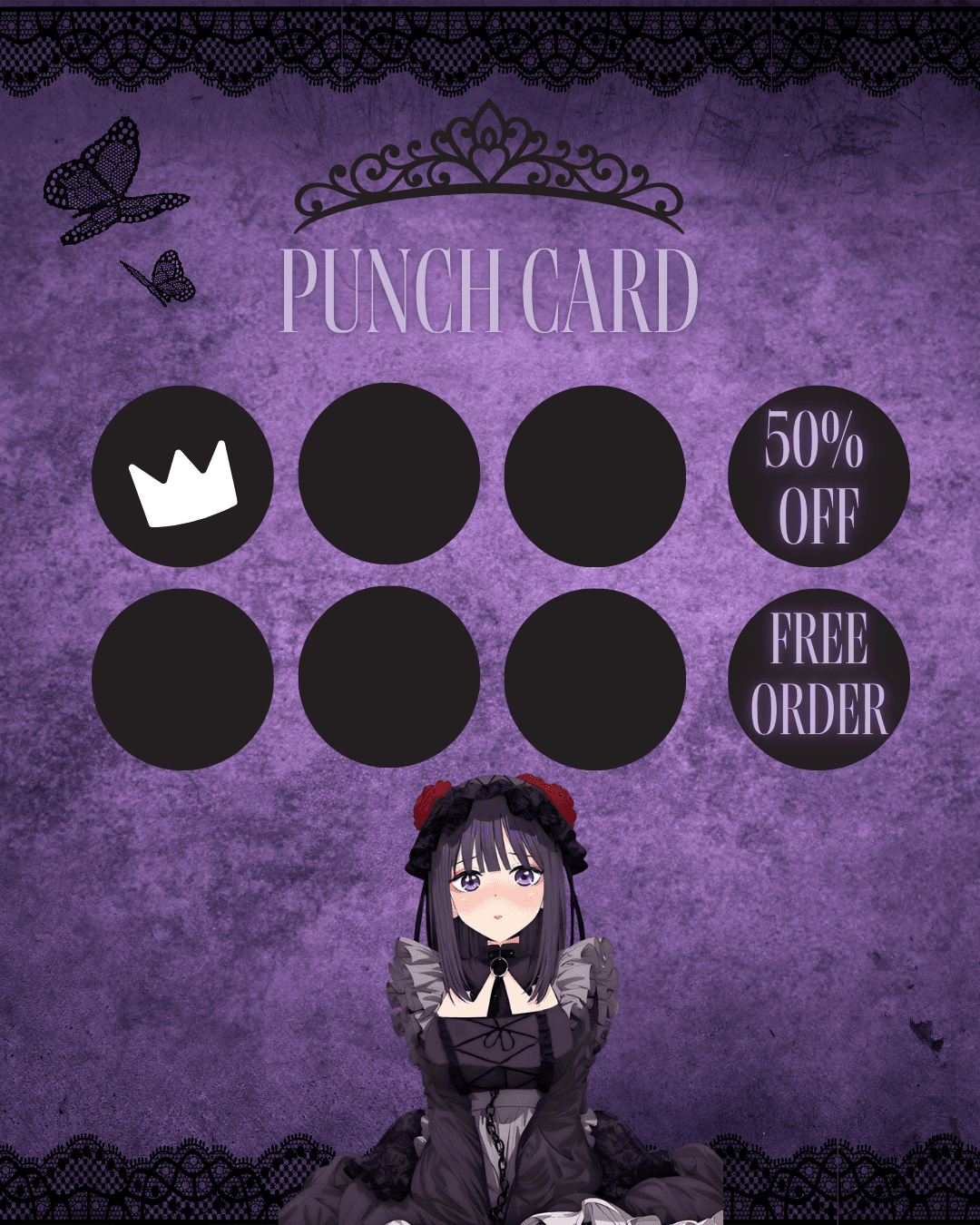 Ი🜲𐑼 order punch card