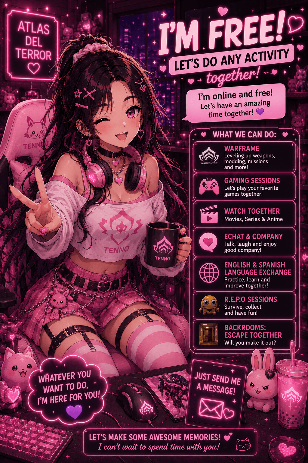 🌸 I'm Available Right Now! 🎮✨