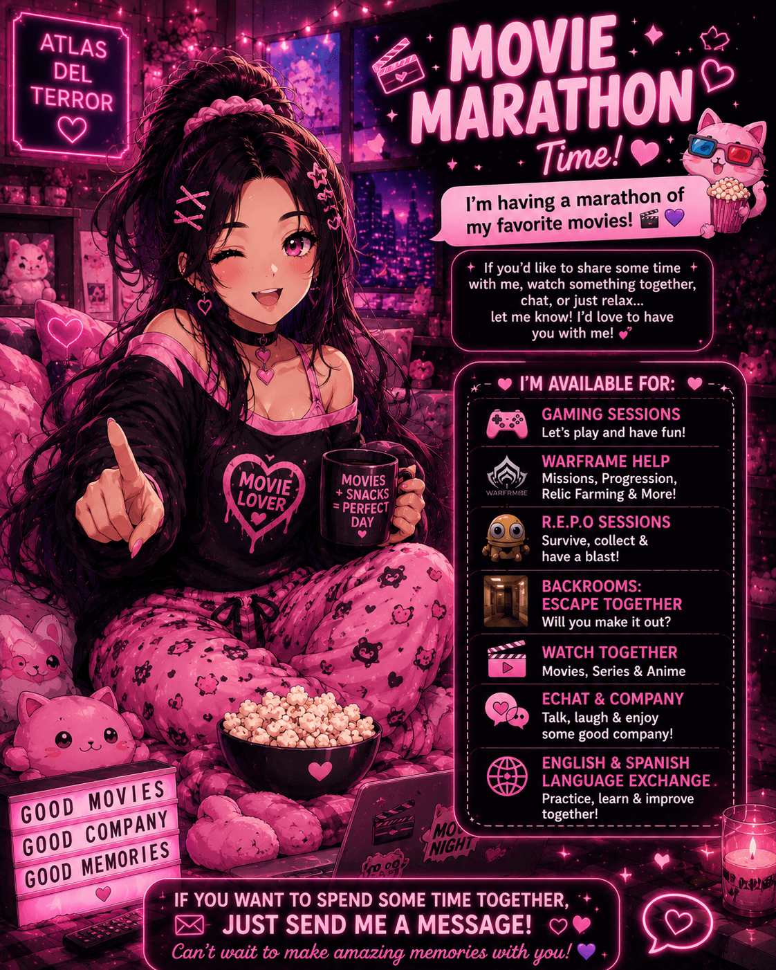 💜🍿 Movie Marathon Time! 🎬✨