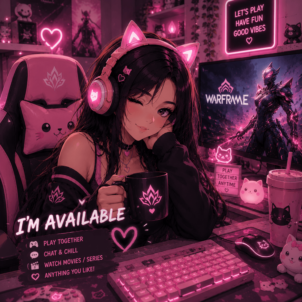 💜 Just Hanging Out in Warframe