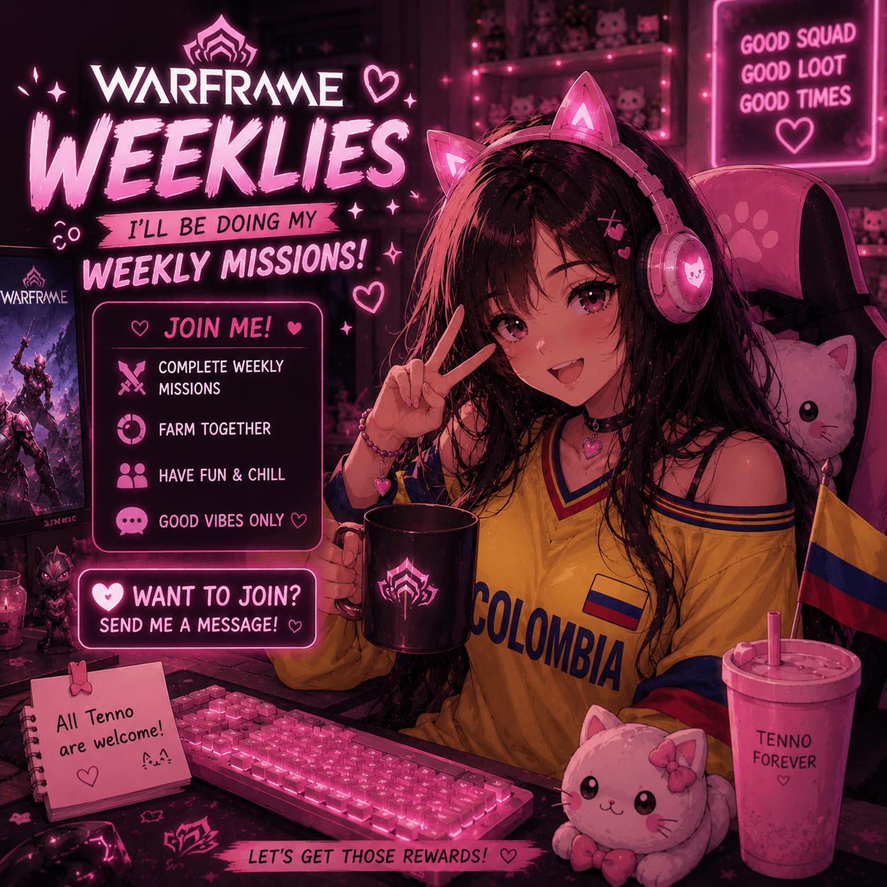 💜 Warframe Weeklies!
