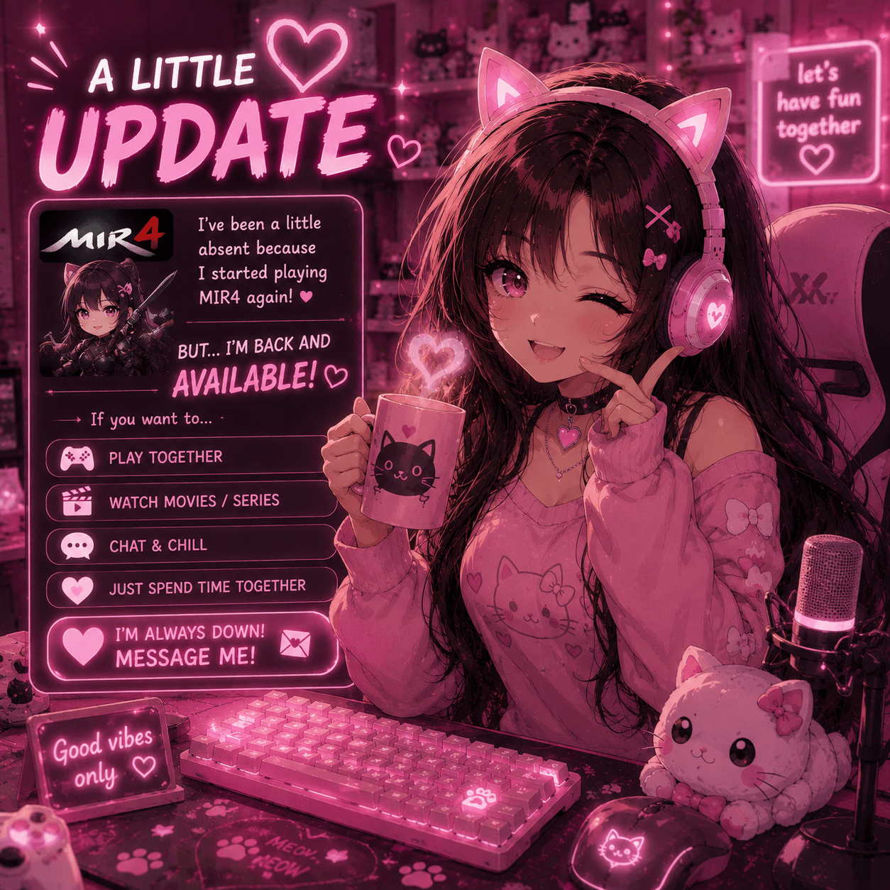 💜 A Little Update