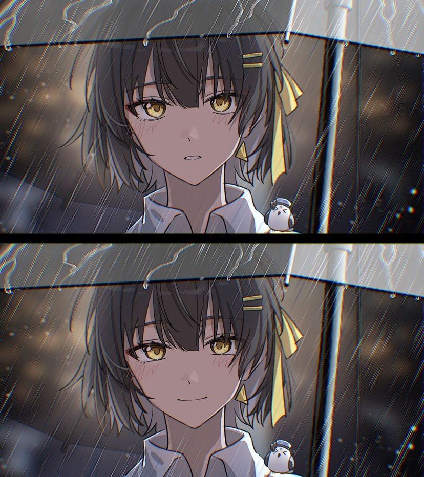 a little shelter from the rain ☂︎⋆｡˚