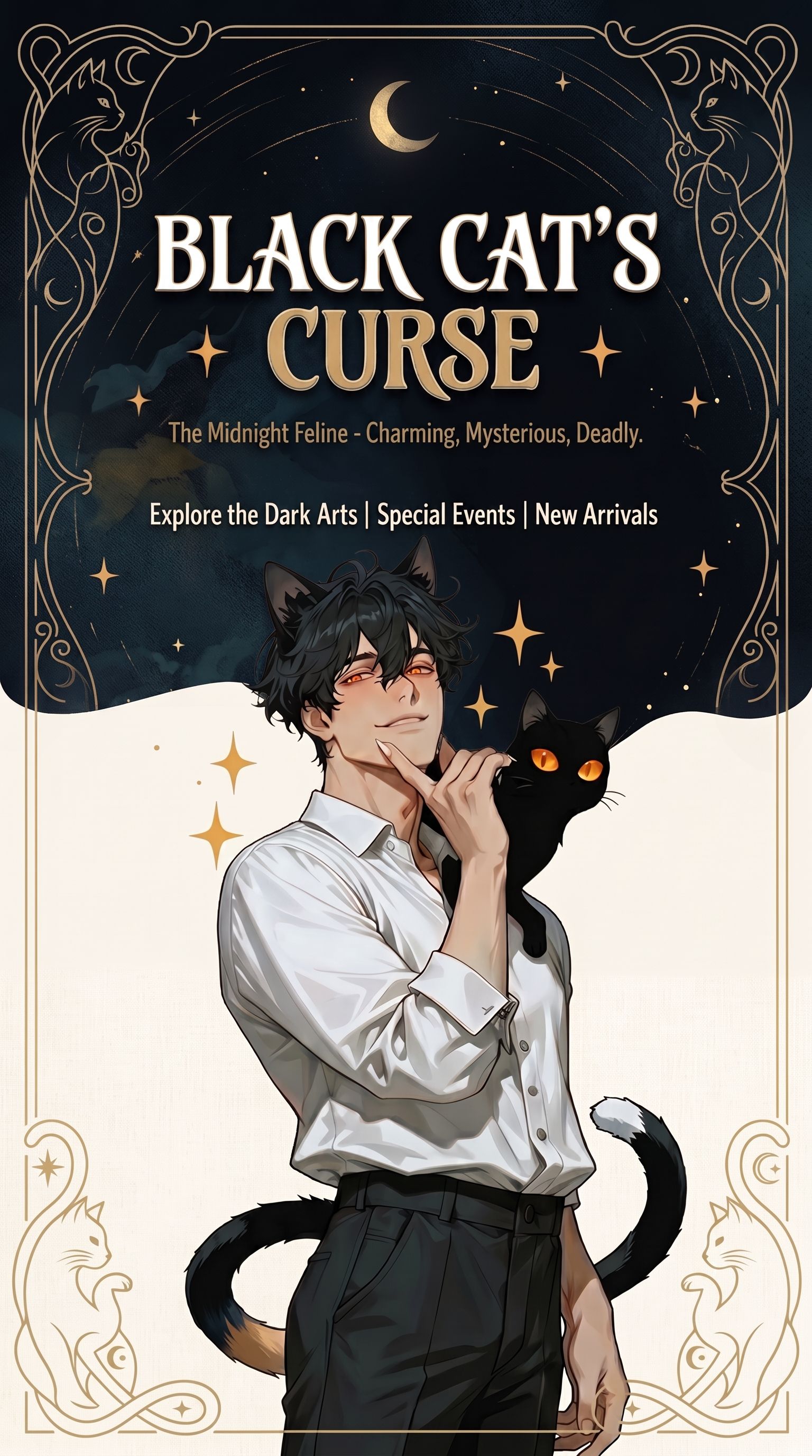 Something is brewing in the dark… 🌙✨