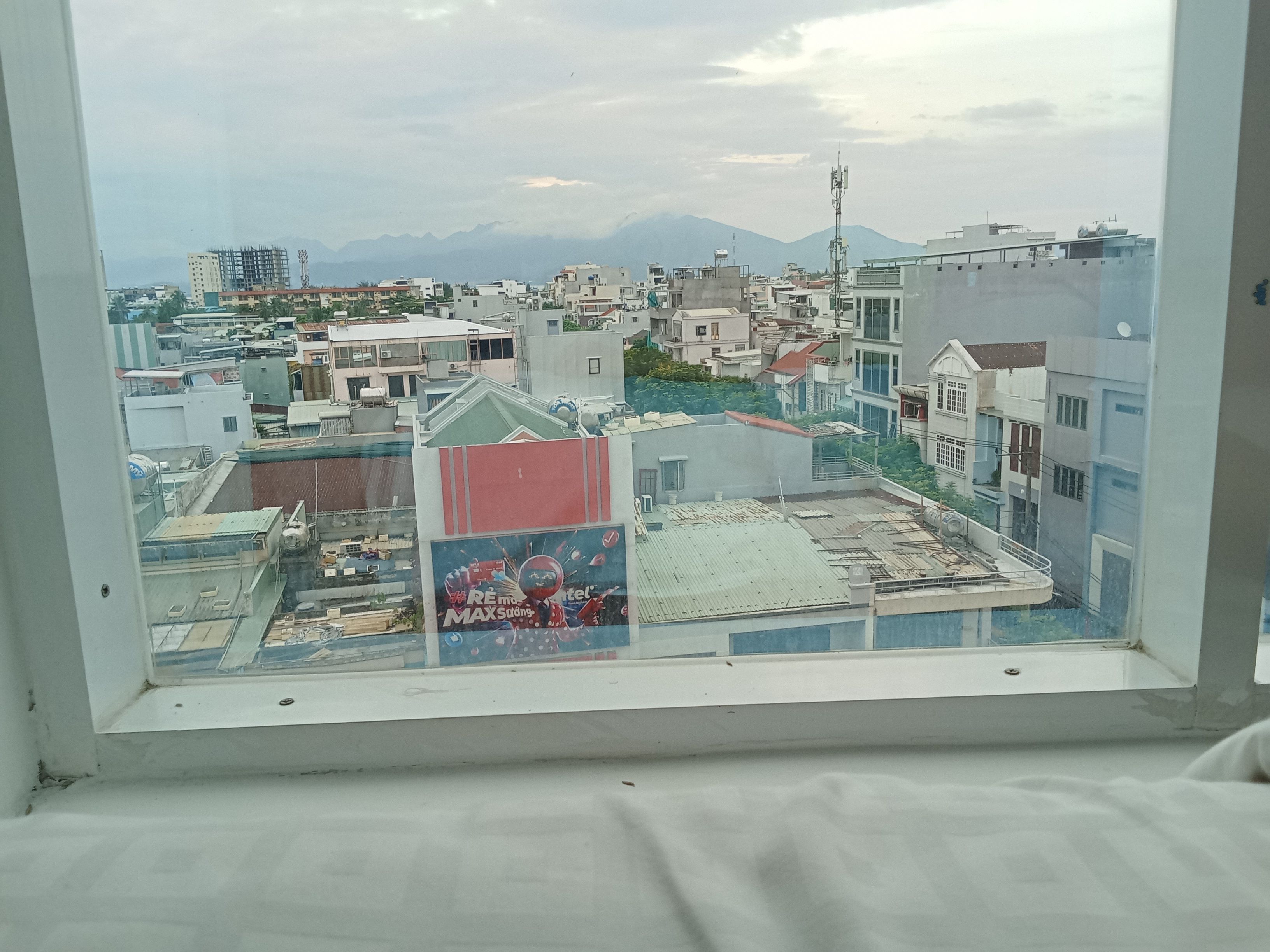 The view from my hotel