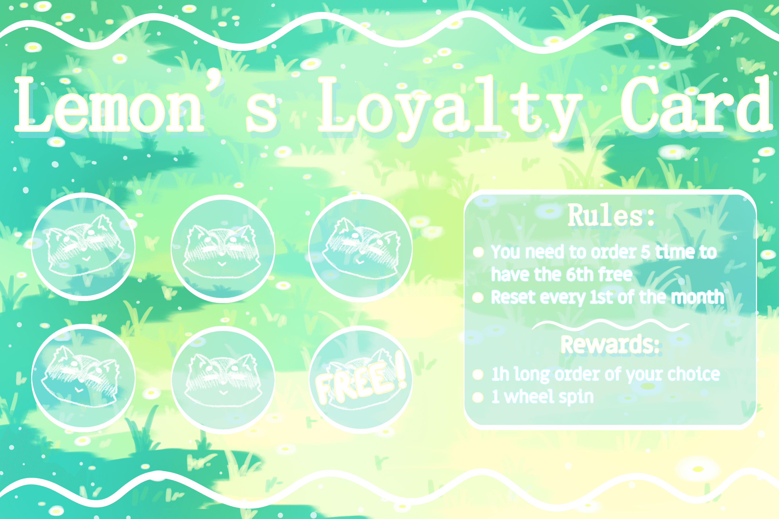 Lemon's Loyalty Card