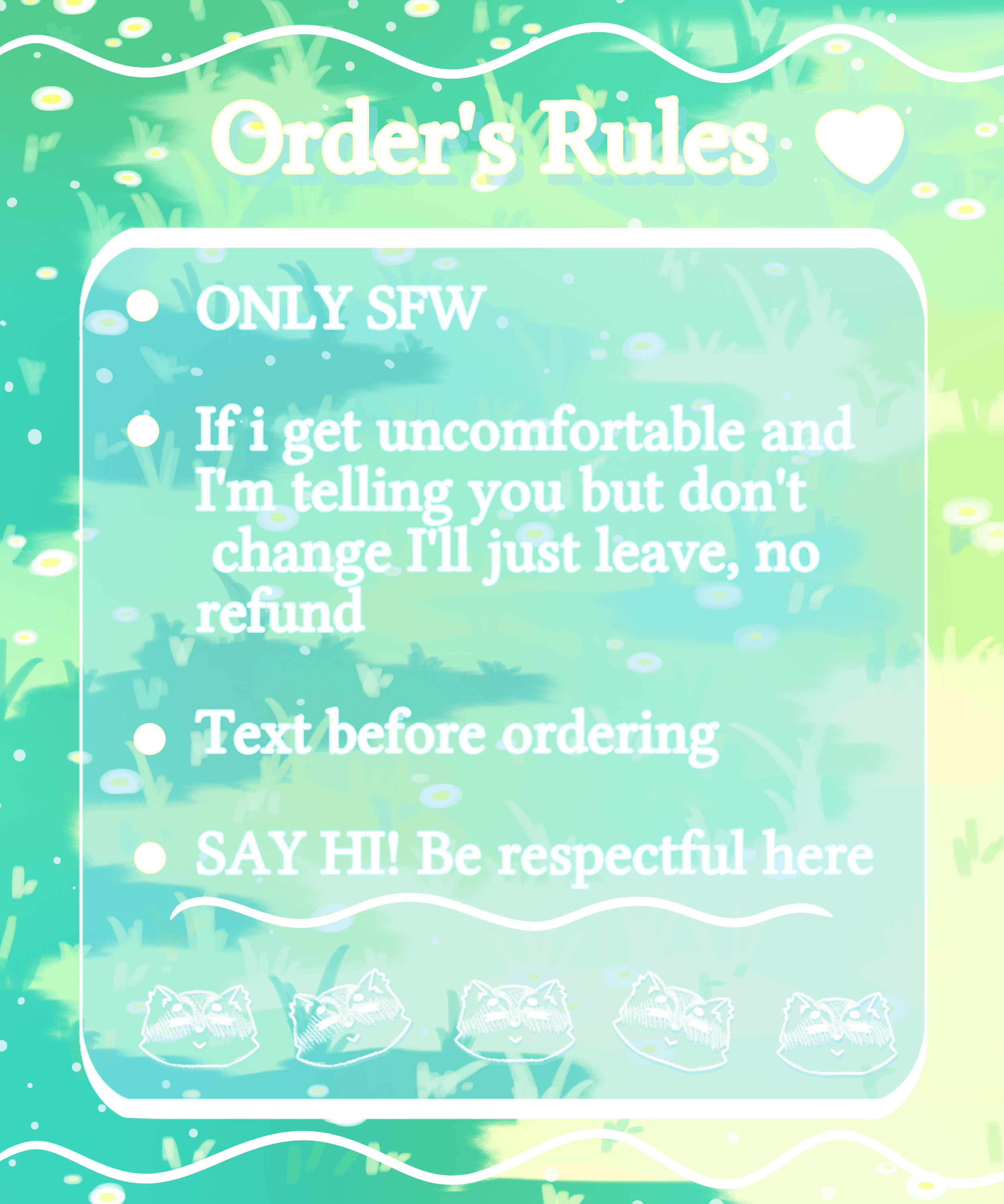 Order's Rules <3