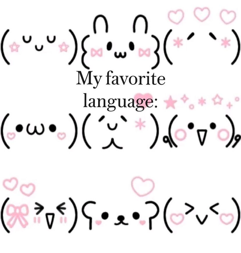 i love kaomojis ヾ(・ω・*)