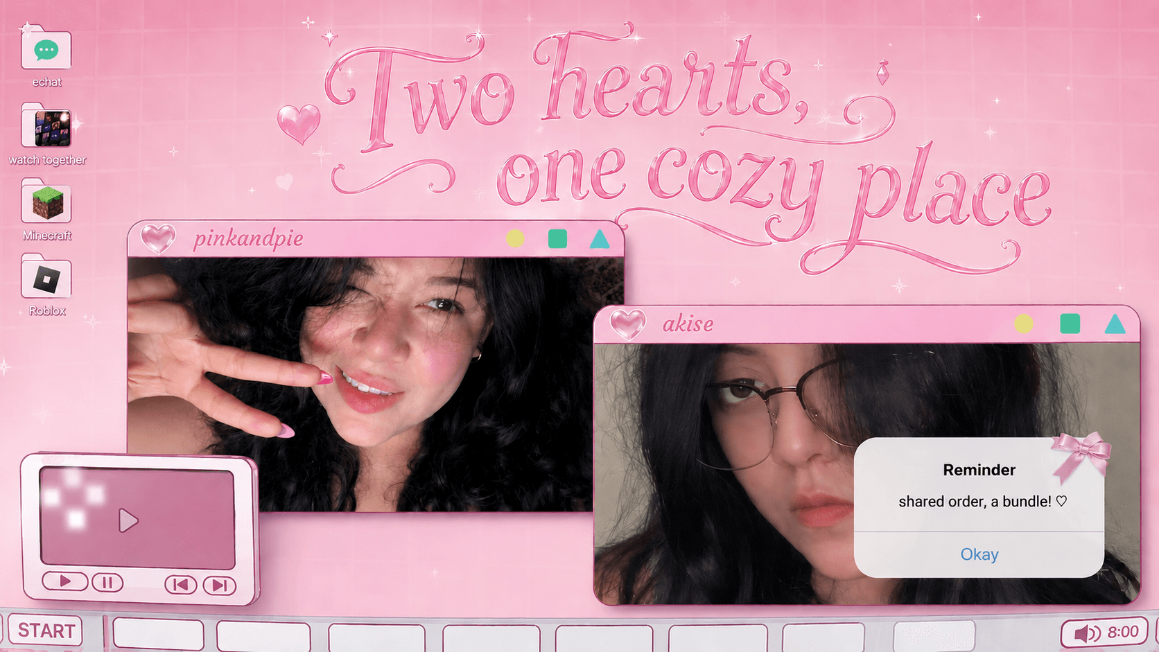 ♡ two hearts, one cozy place ♡