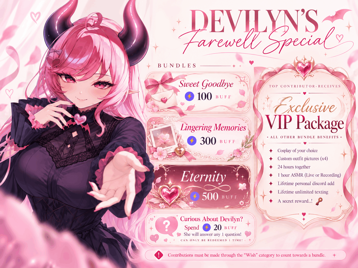 ꒰ა  Devilyn’s Farewell Special  ໒꒱