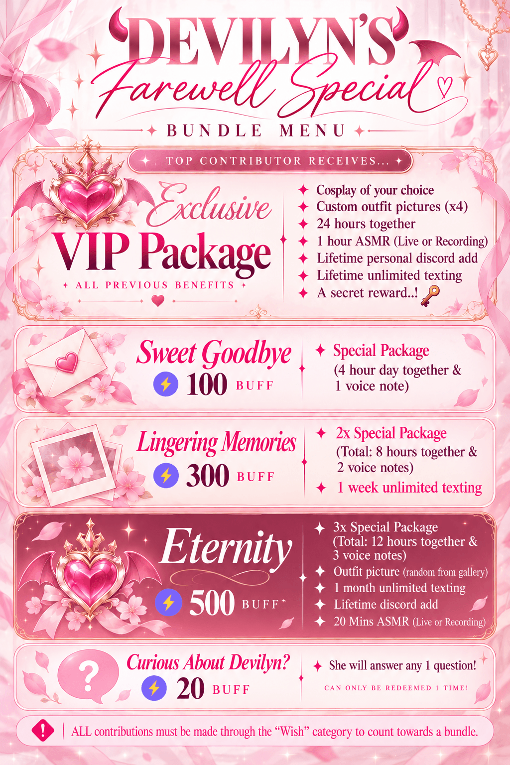 ꒰ა  Devilyn’s Farewell Special  ໒꒱