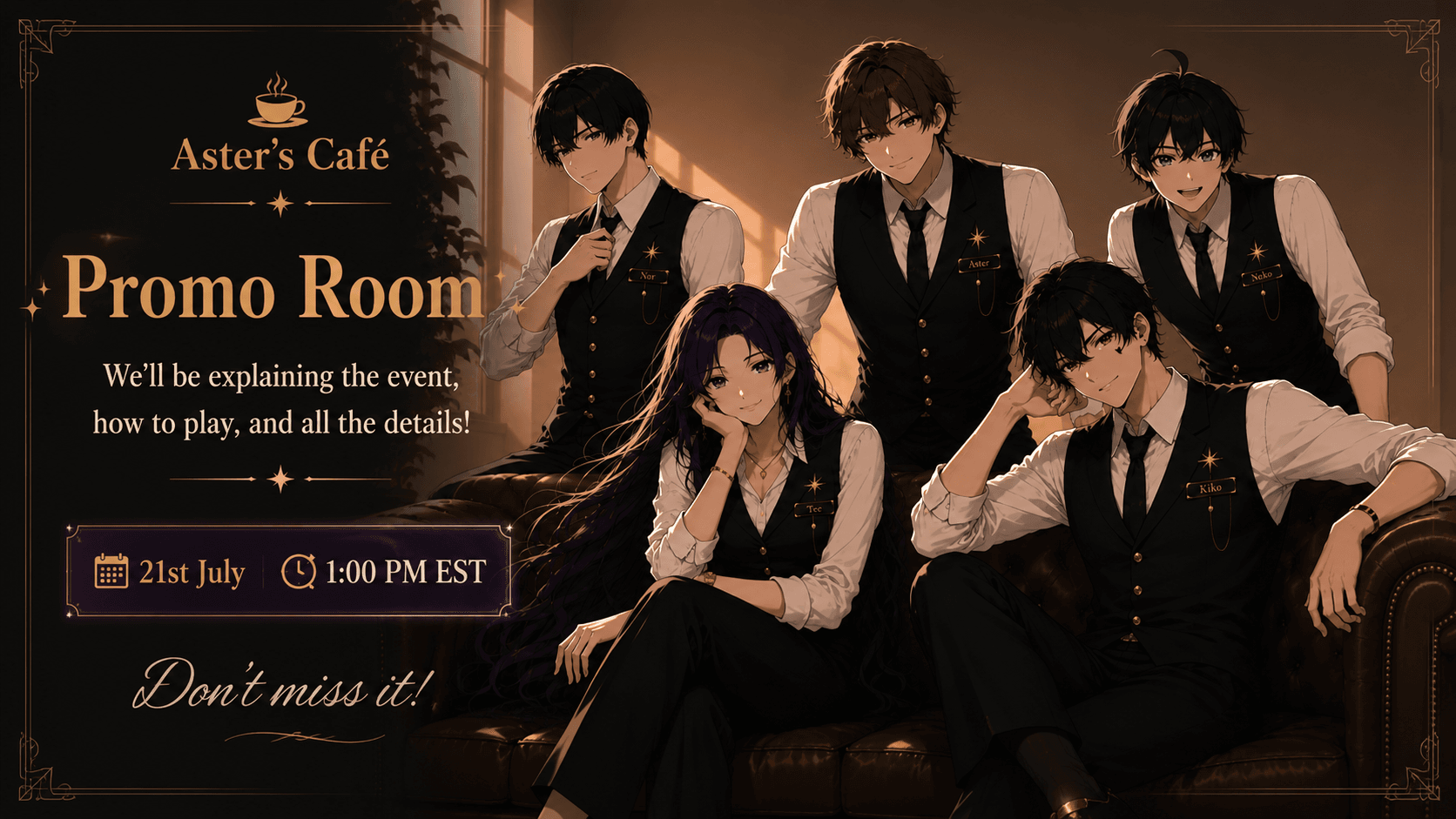 ☕ Event Promo