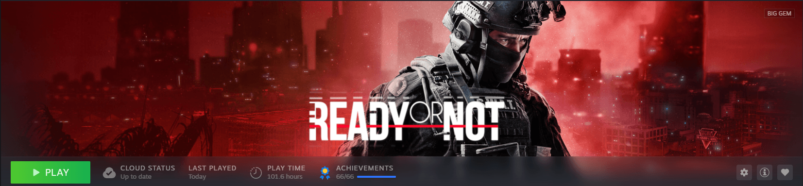 I was "100% ready"