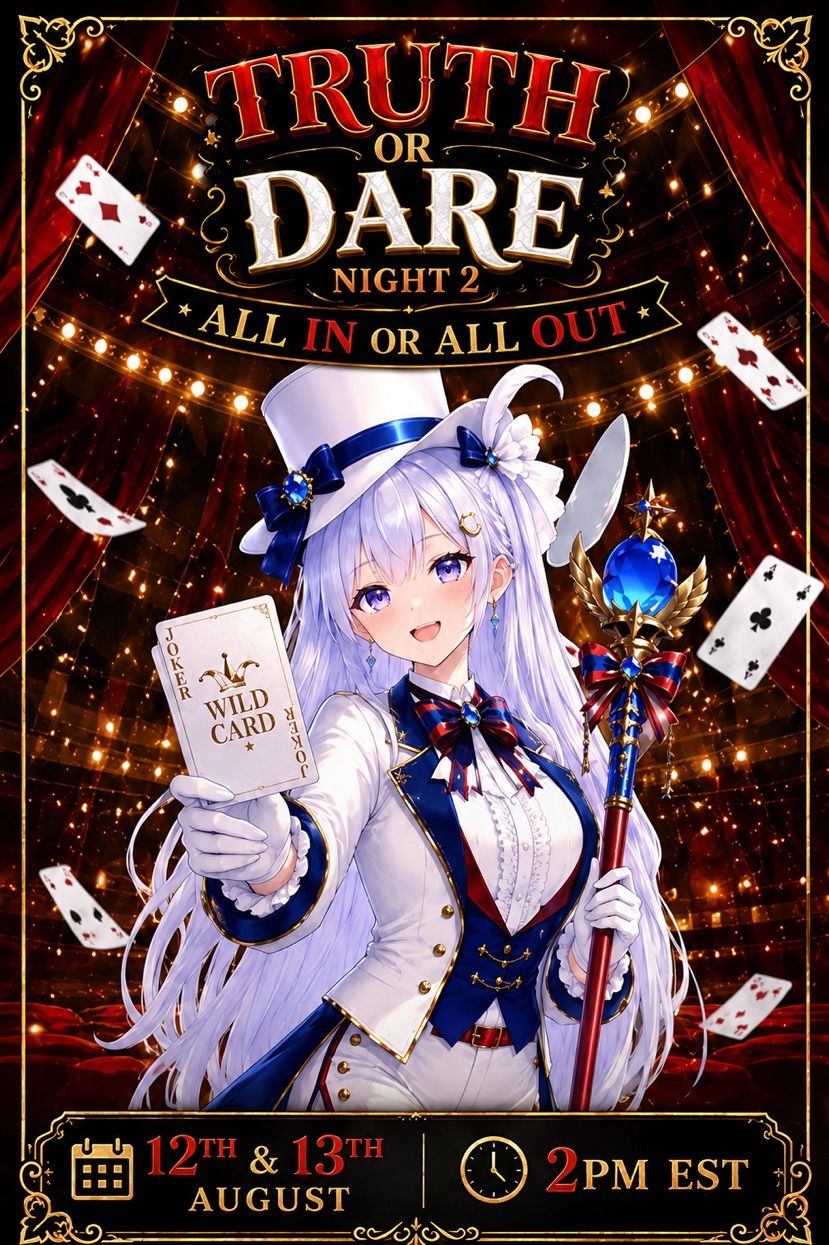 🎪🎡 I’ll be hosting truth or dare night 2 🎡🎪
