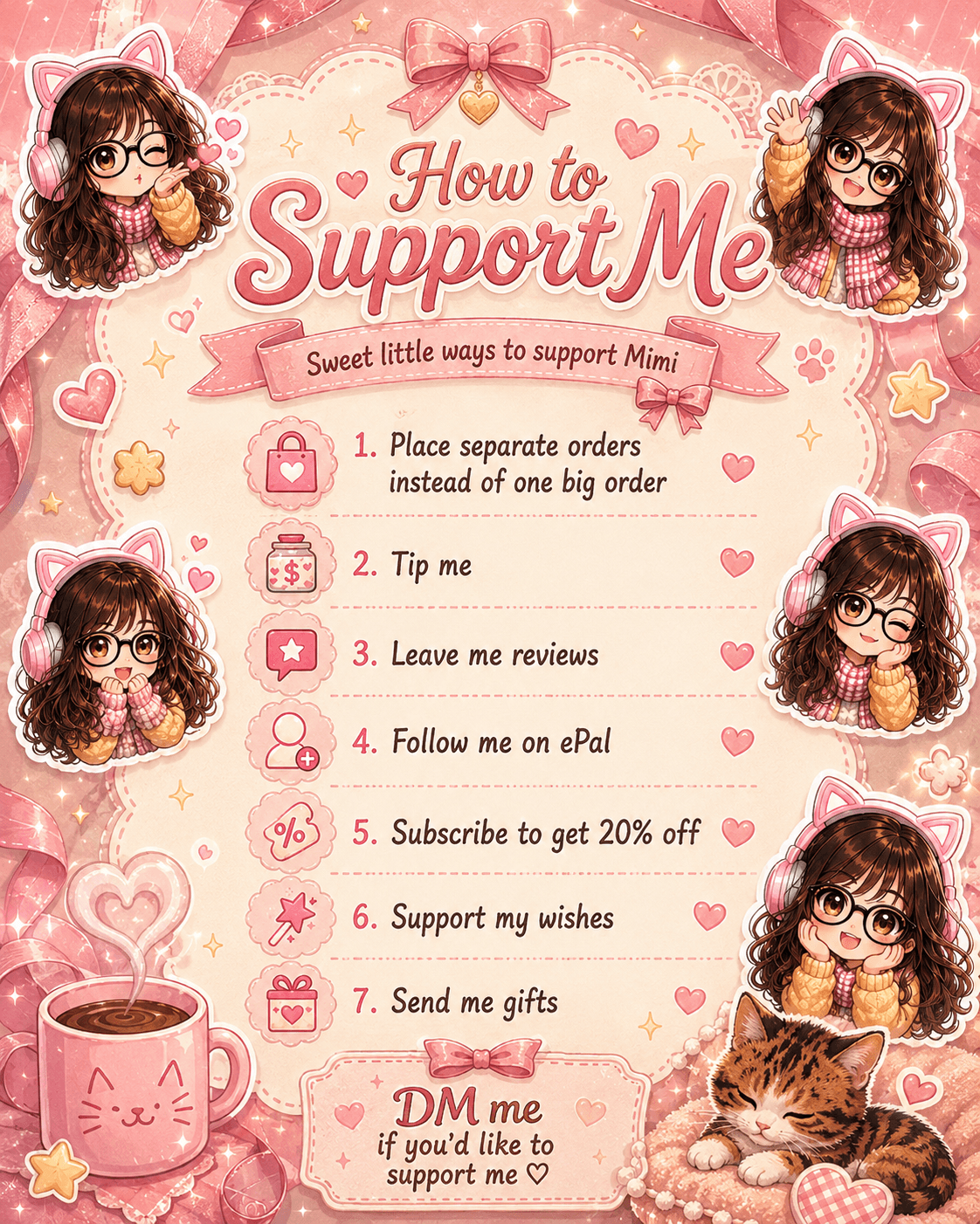 HOW TO SUPPORT MIMIITA?