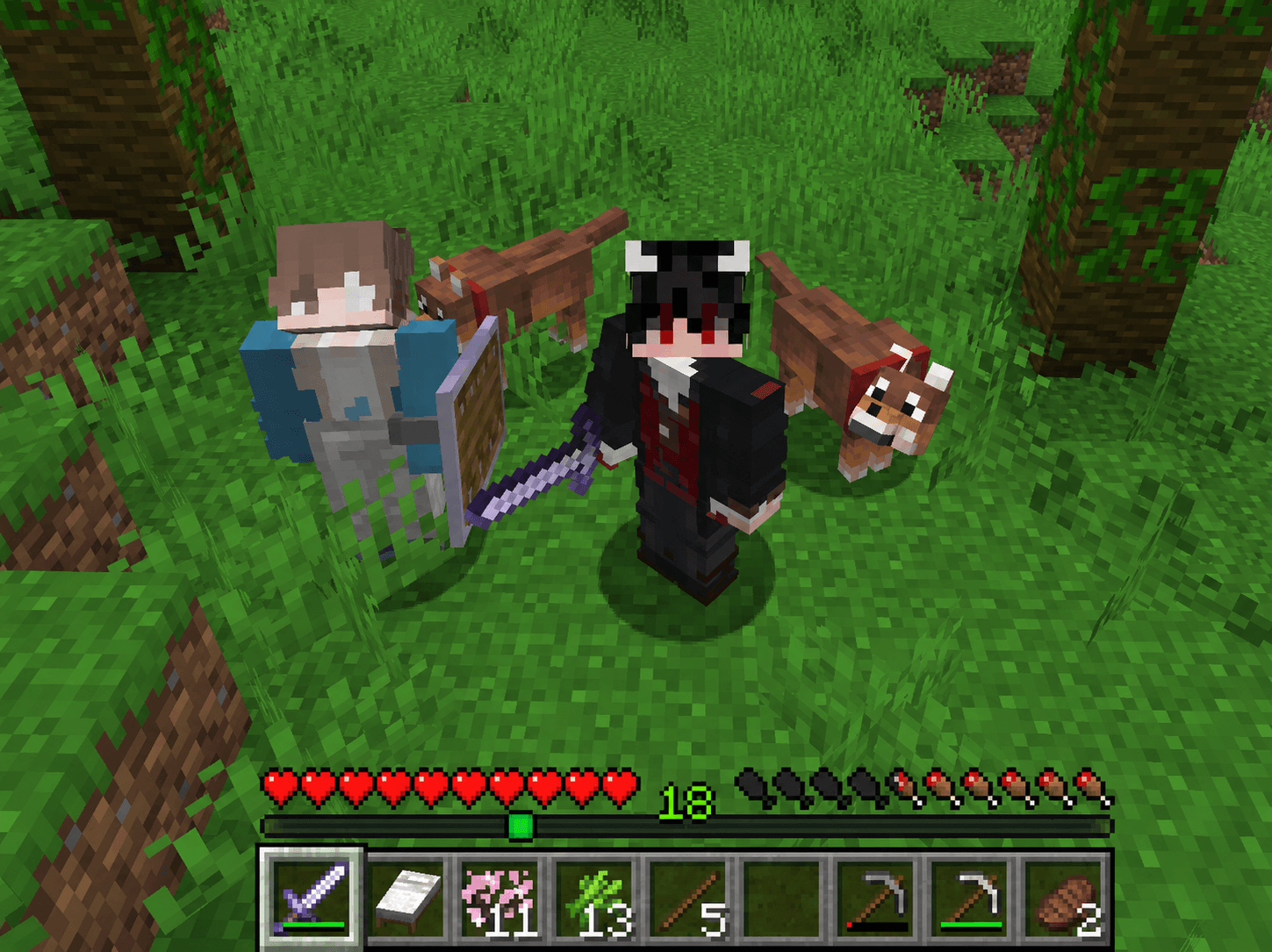 vampire in the woods :>