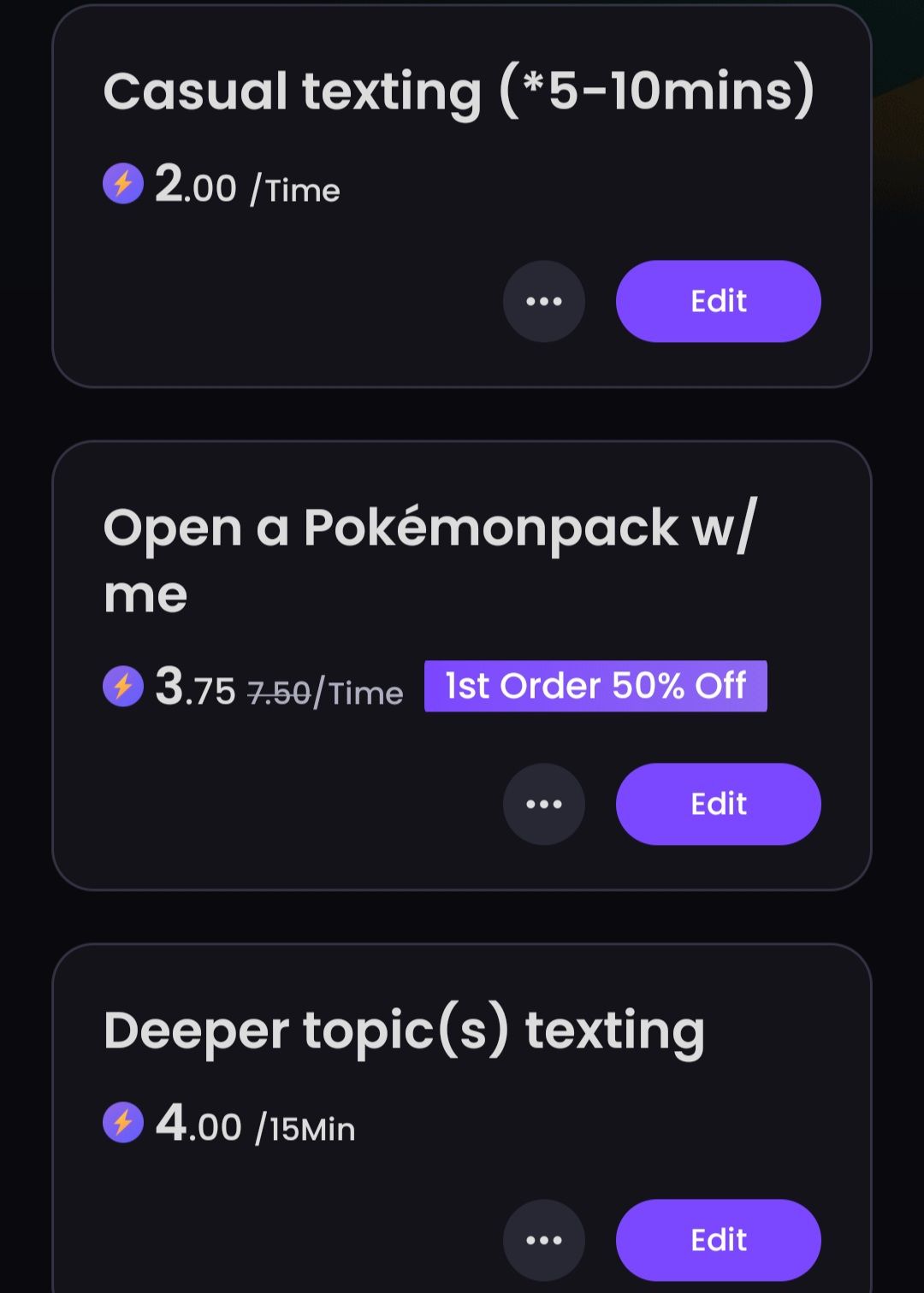 Upping the Pokémon hobby by adding this service✍️