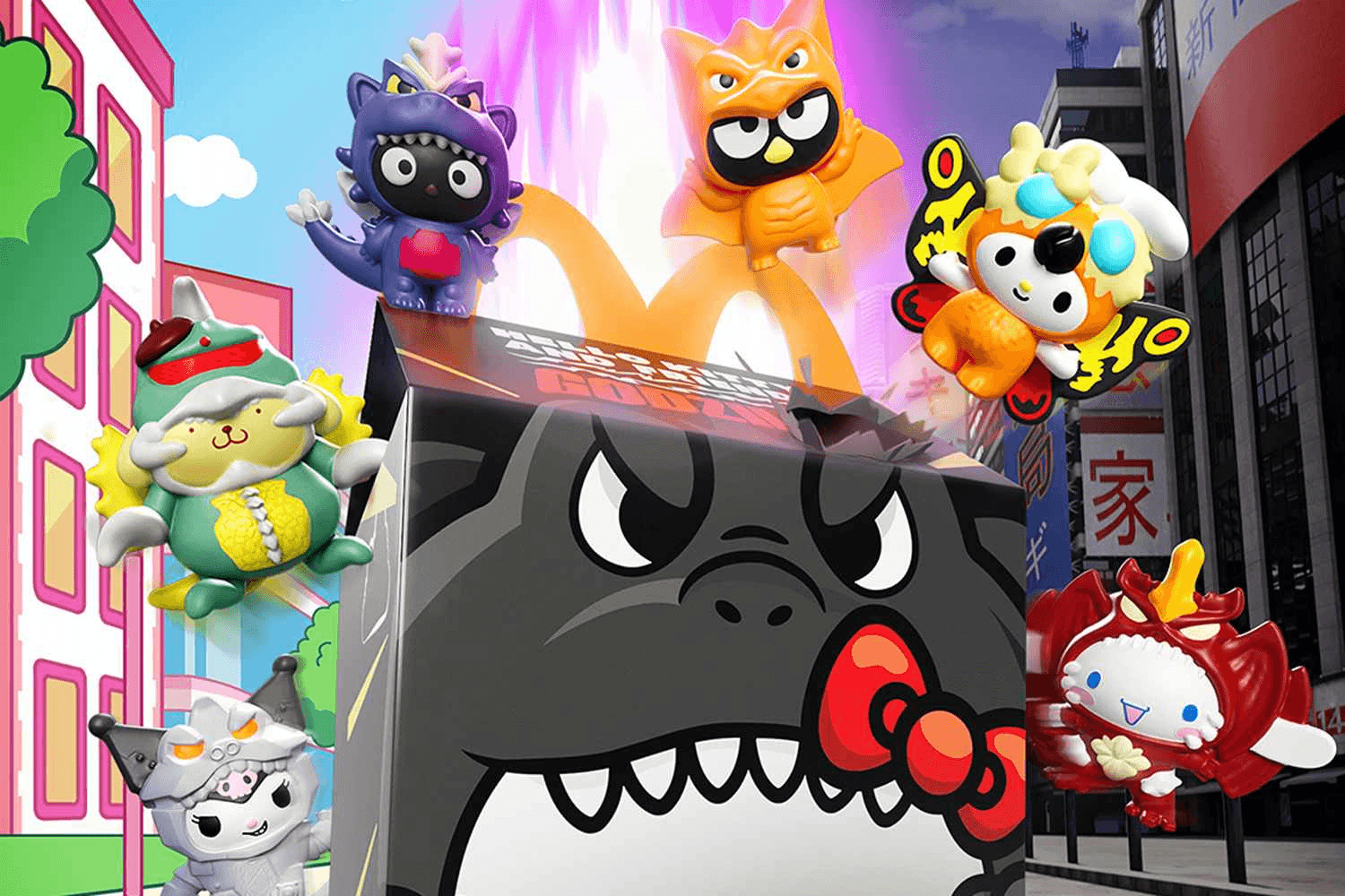 hello kitty godzilla...