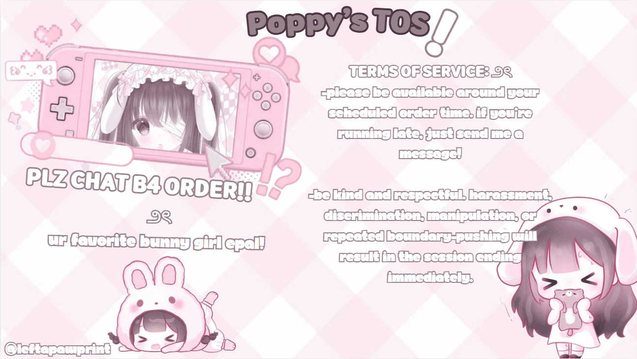 Poppy's TOS! >ᴗ<