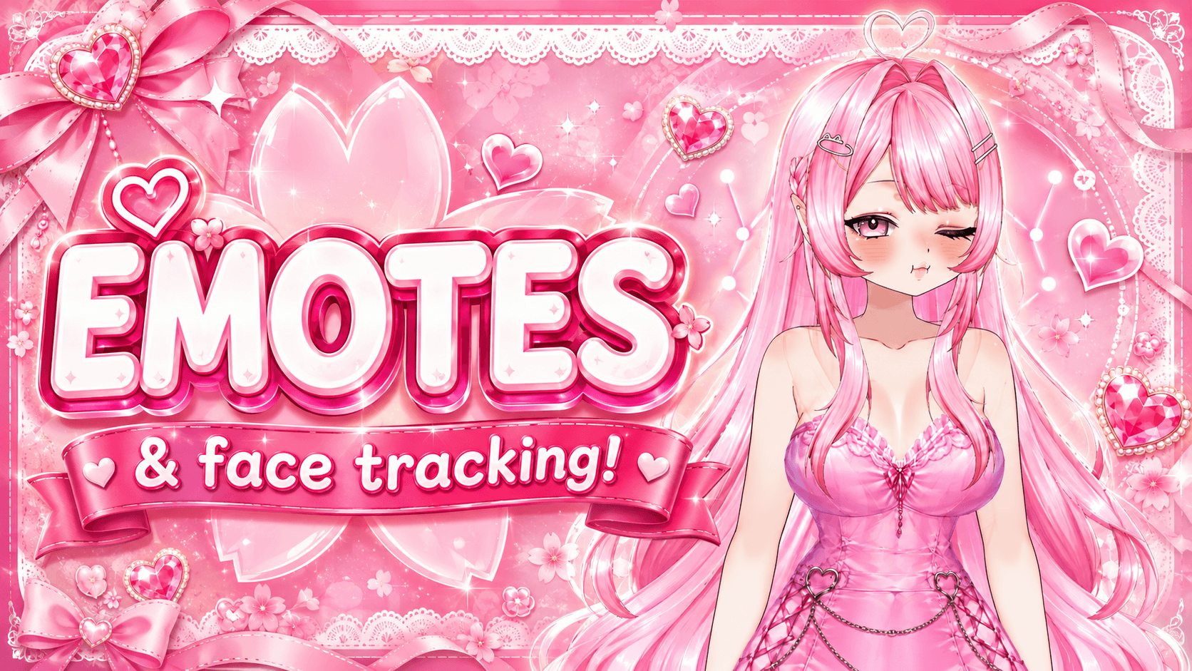 🌸 Meet My New VTuber Model! 💕