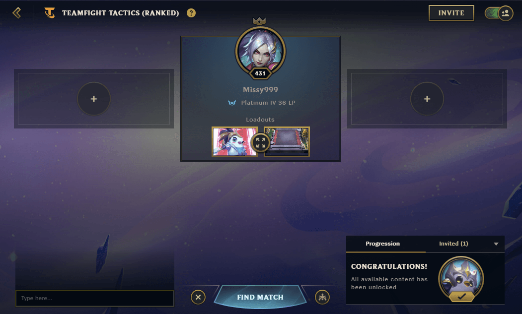 Maybe some TFT Couching?