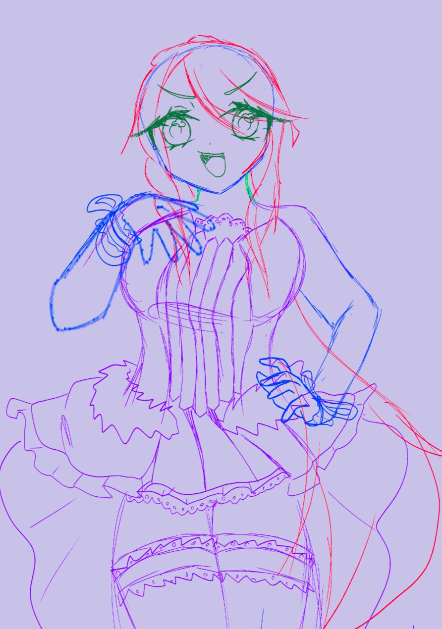 Trying out a new artstyle!