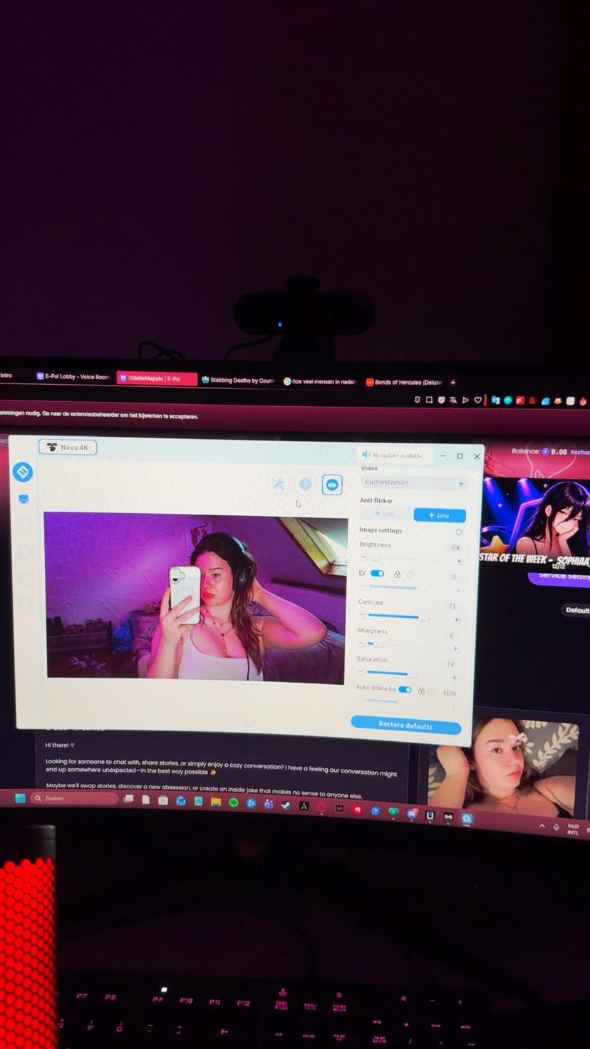 Got my new cam!! 💋🎀