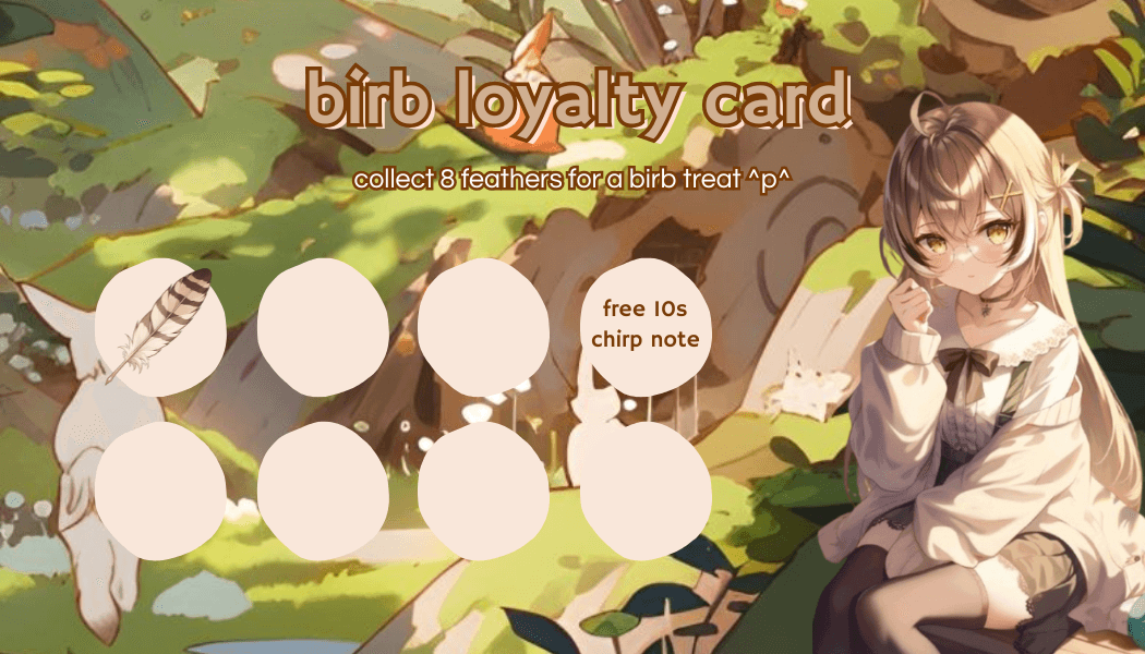 be a loyal birb ˏˋ 𓅰 ˎˊ˗ 🐣