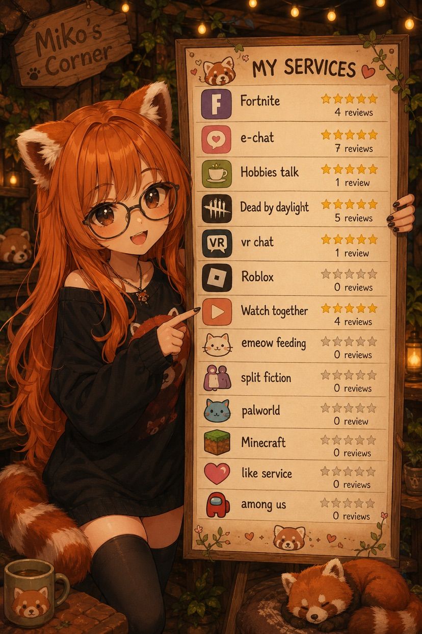 🎮 5⭐ Gaming & Chat Services!