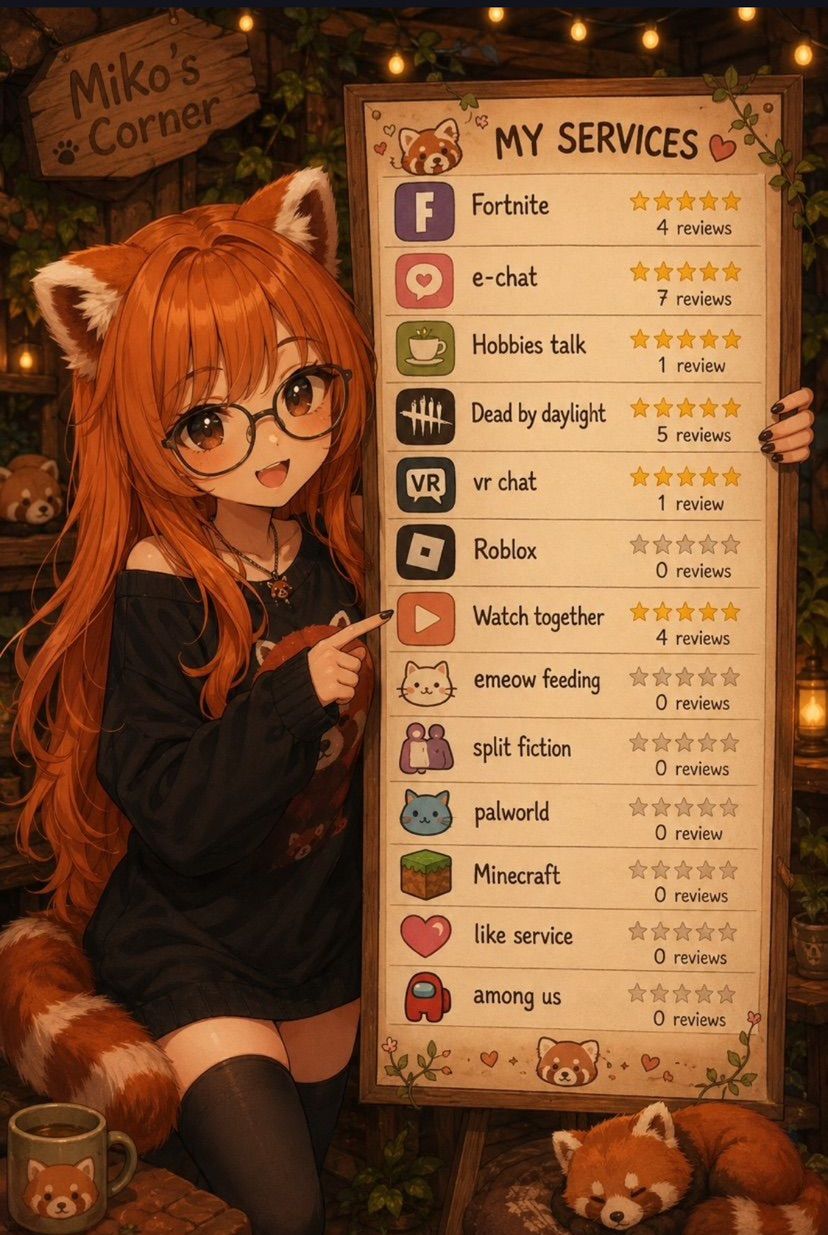 🧡Gaming & Chat Services!🧡