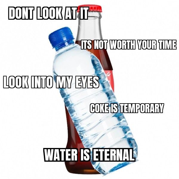 get your water and play with me :]
