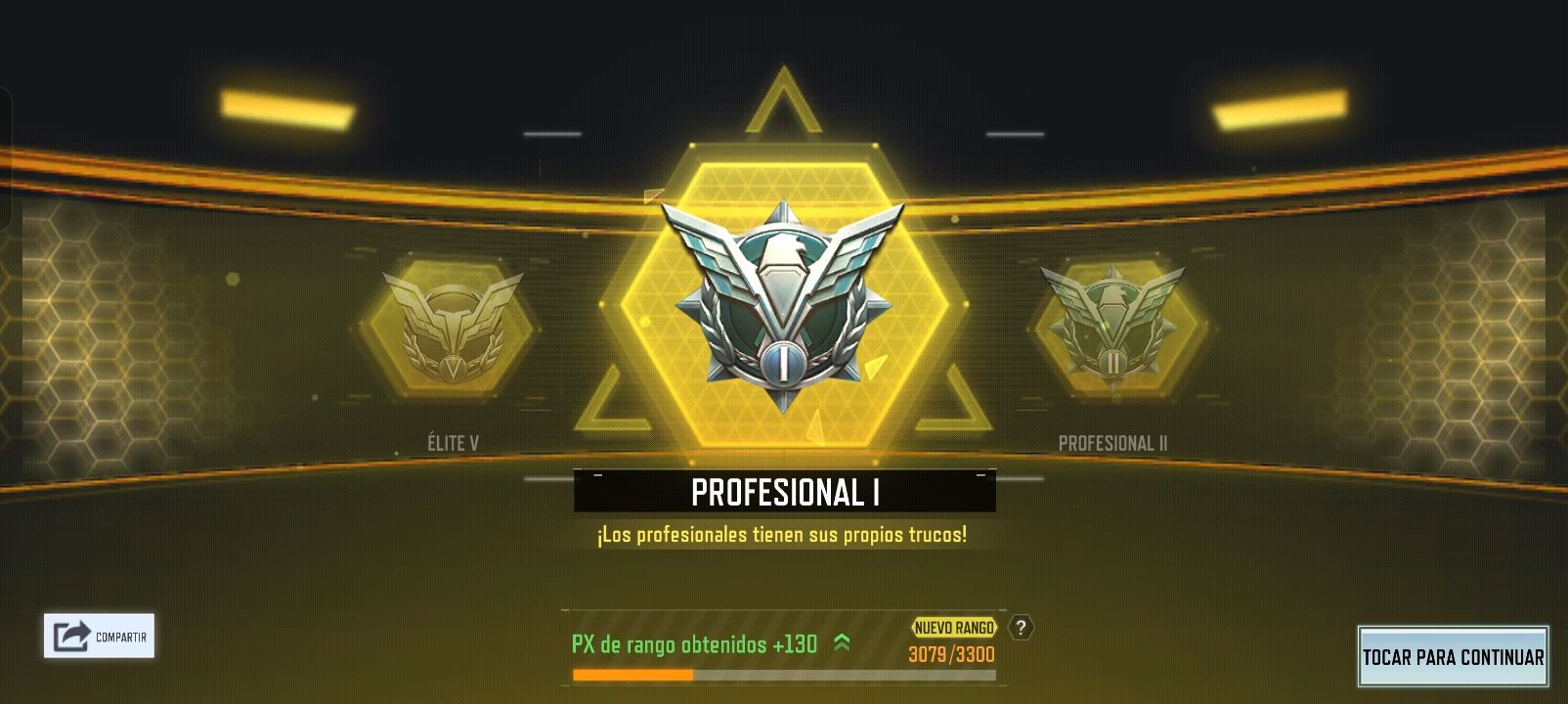 ¡Ya pasamos a profesional en COD!✨