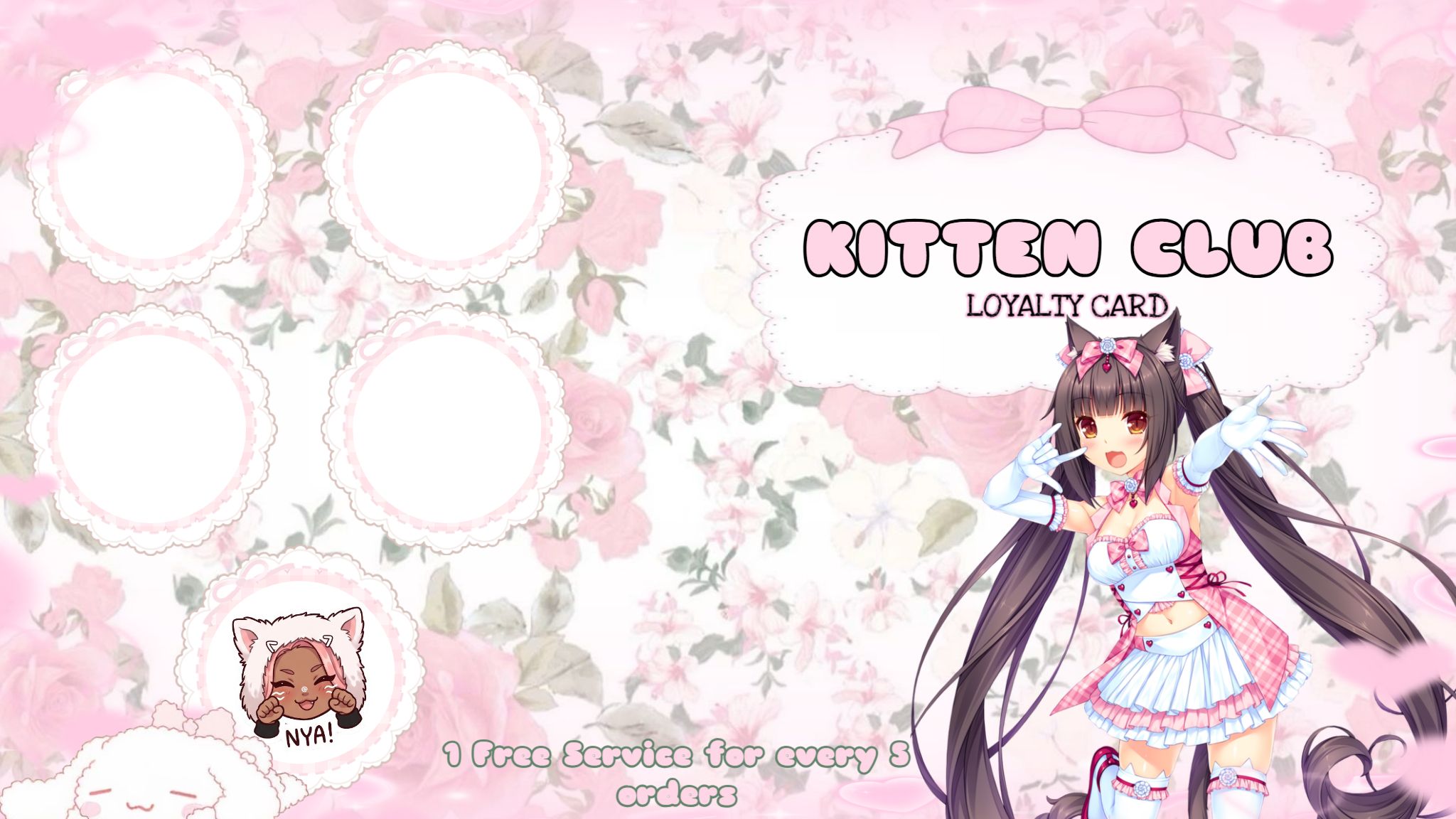 ⋆🐾° Kitten Club Loyalty Card ⋆🐾°