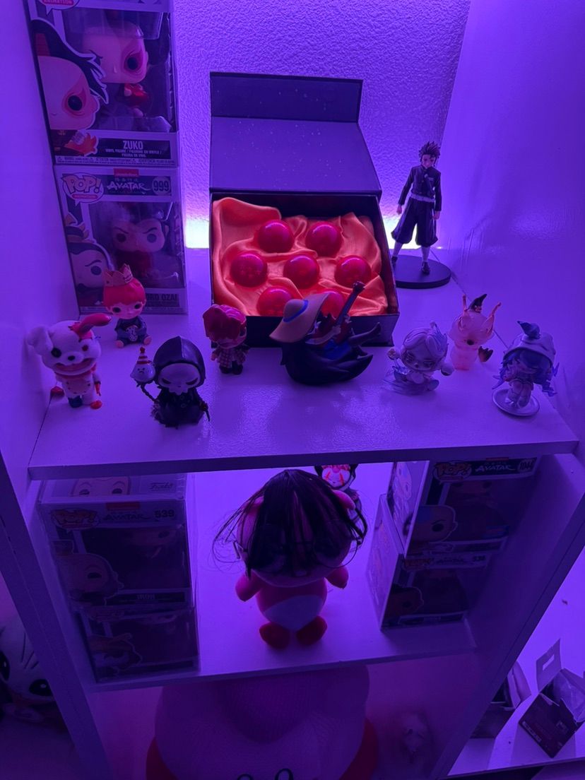 I'm showing you my little figures.