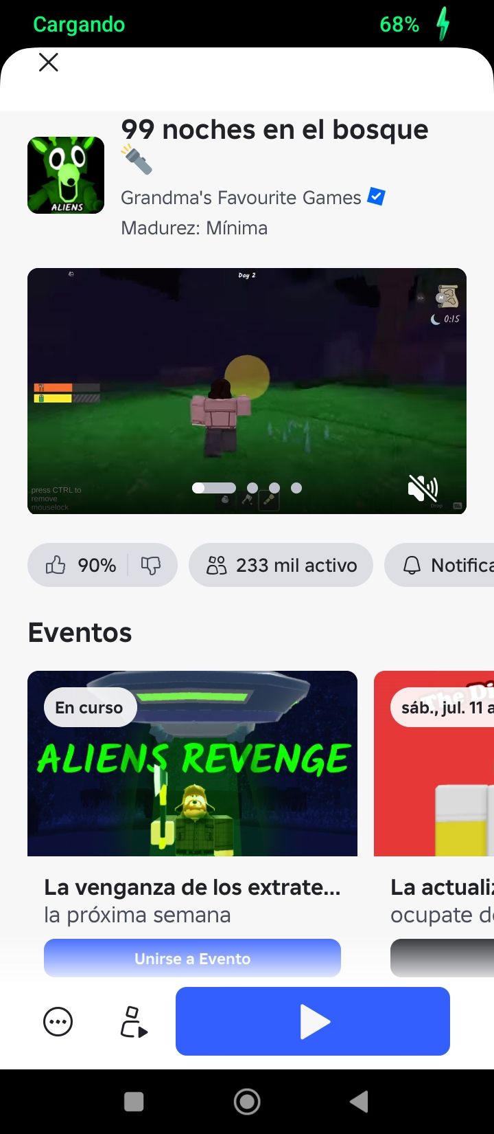 el juego se llama 99 noches