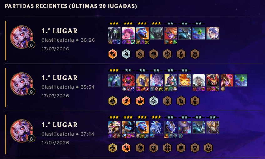 Que buena racha!!