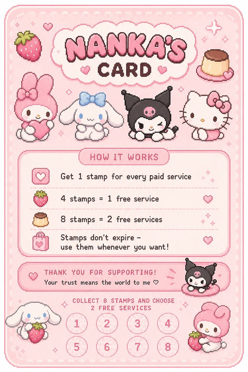 being a regular has its perks now 🎀♡