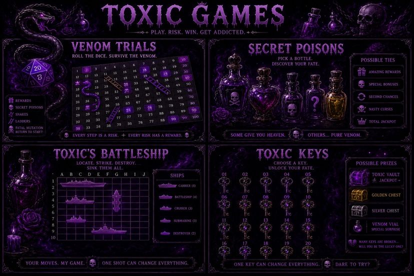 TOXIC’S MINI GAMES🖤🧪