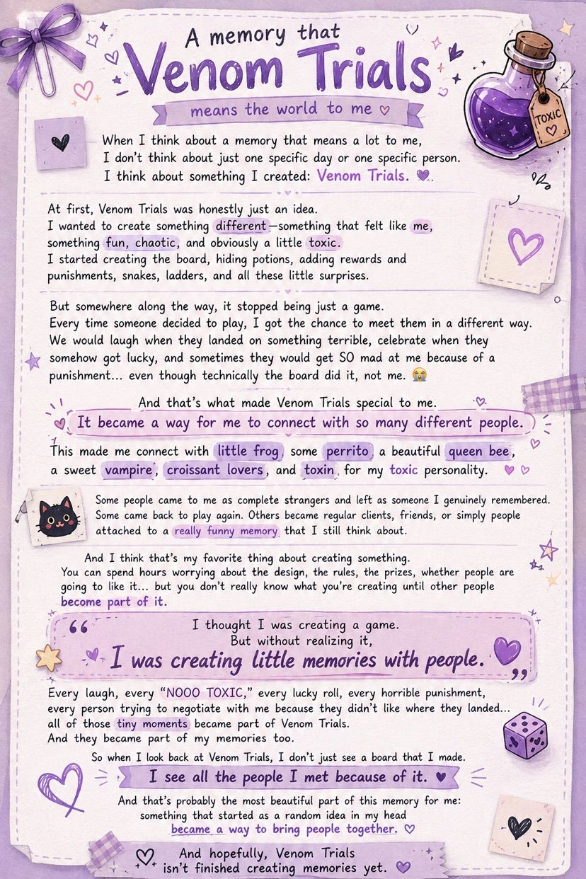 My memory, My story💜