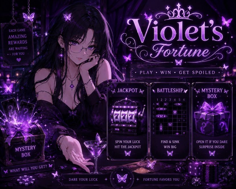 💜🦋 VIOLET’S FORTUNE 🦋💜
