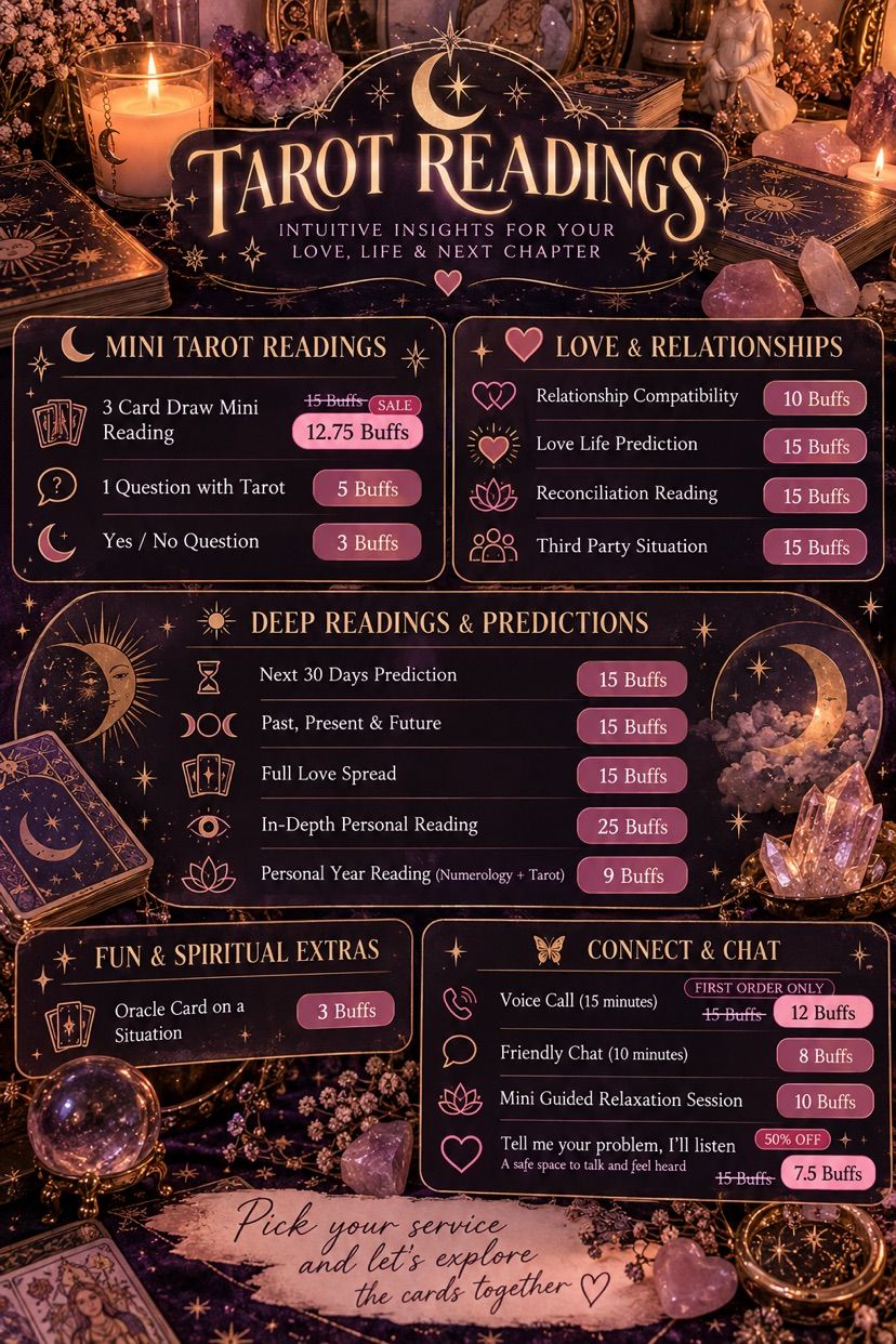 My offers to you, beautiful souls✨