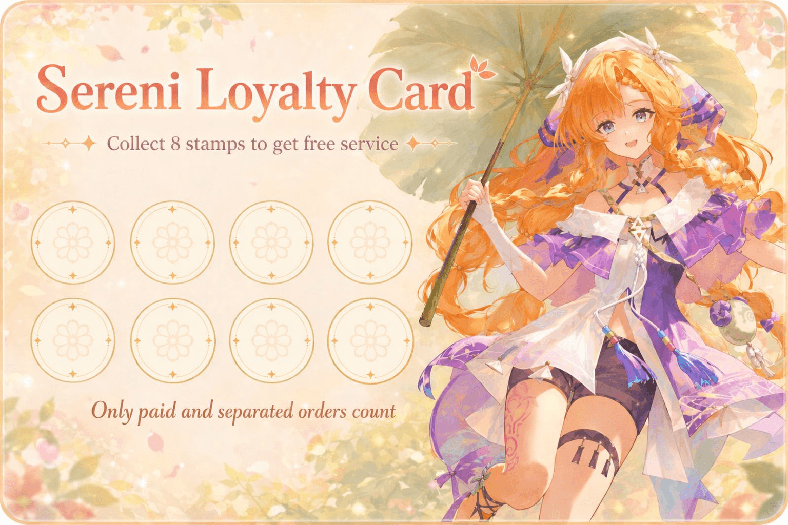 ꧁ Sereni Loyalty Card ꧂